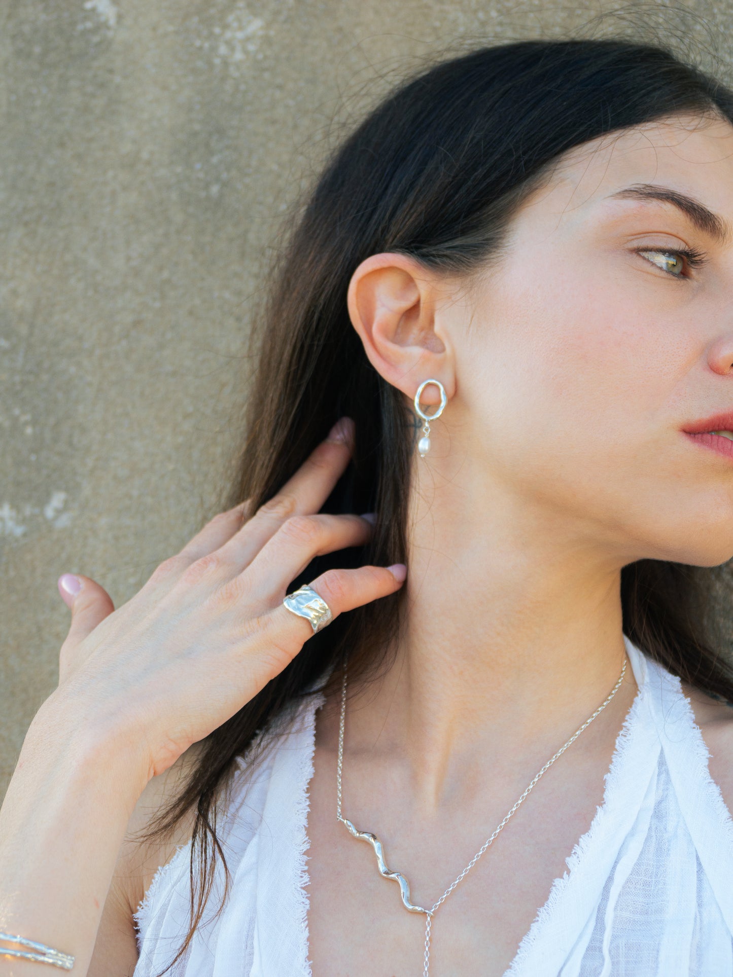 Dew | Pearl Drop Earrings