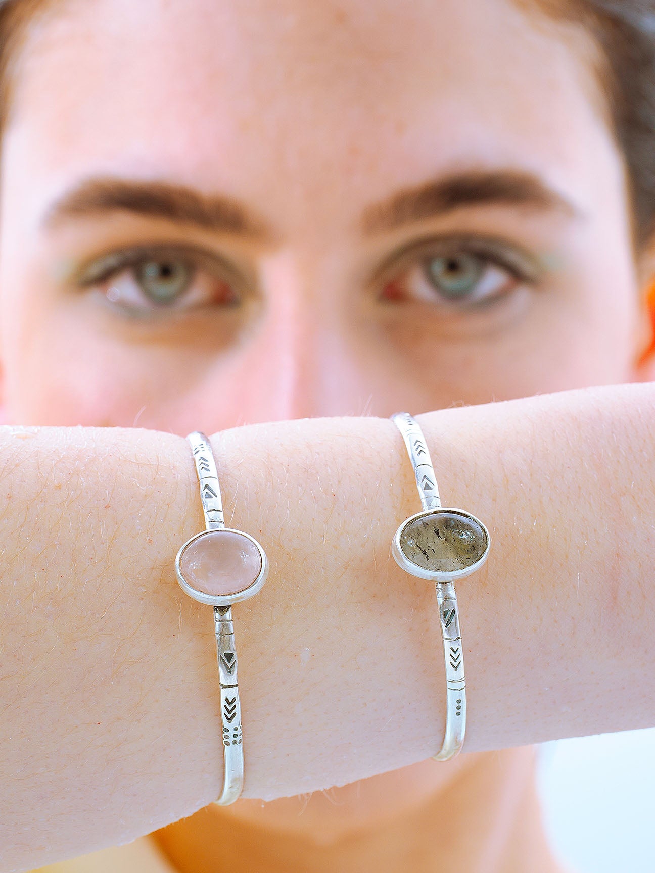 Stonebound | Cuff Bracelet with Stone