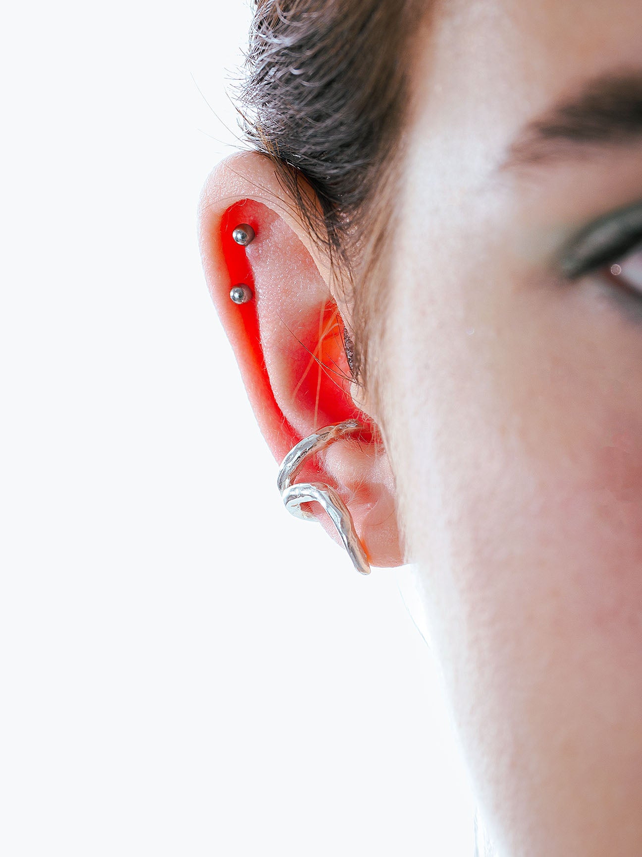 Curved Whisper | Ear Cuff