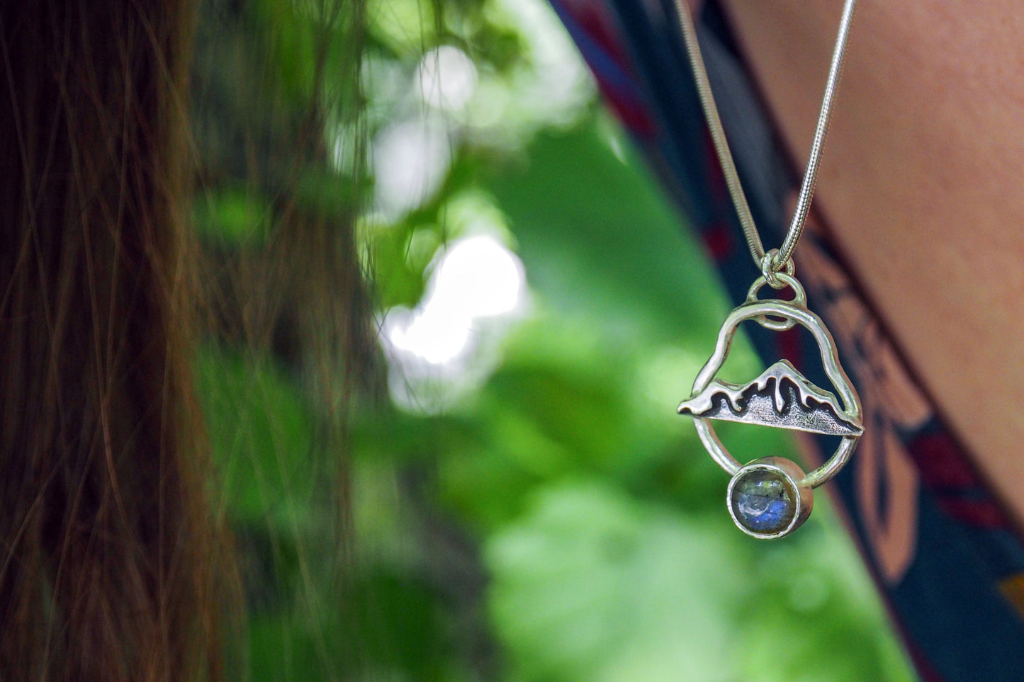 Mountain Essence | Mountain Pendant with Labradorite