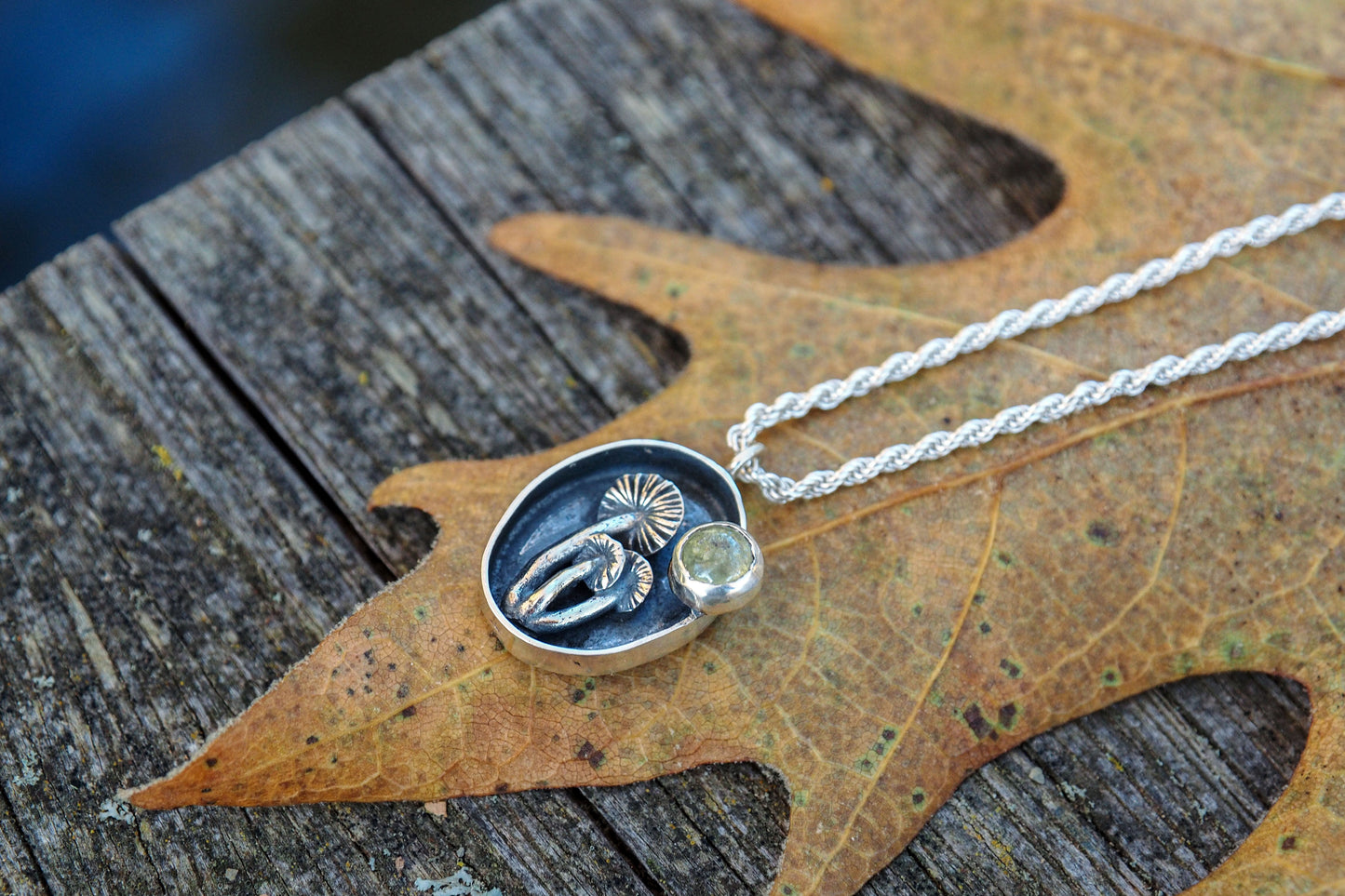Whispers of the Forest | Necklace with Peridot