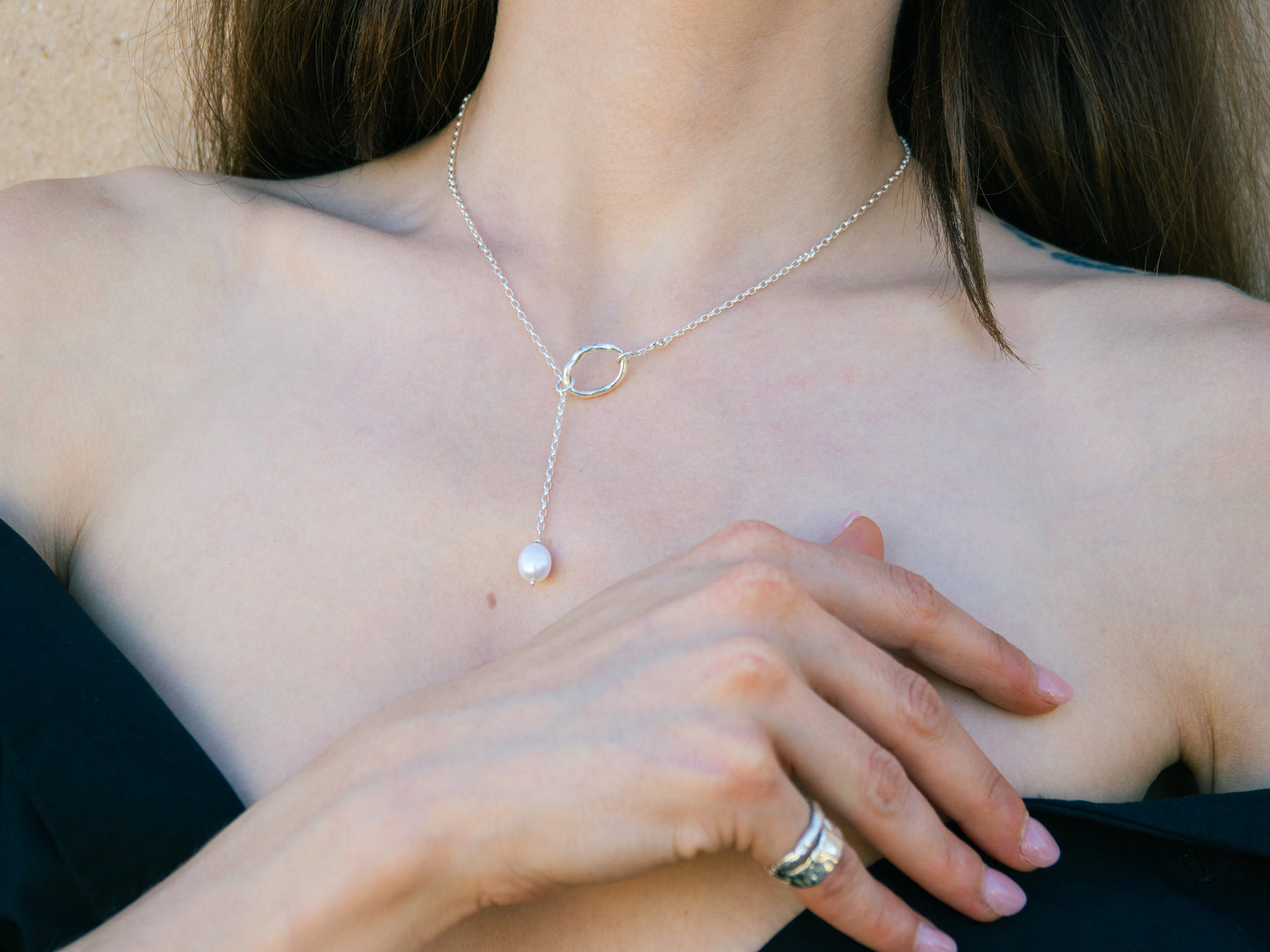 Dew | Pearl Drop Necklace