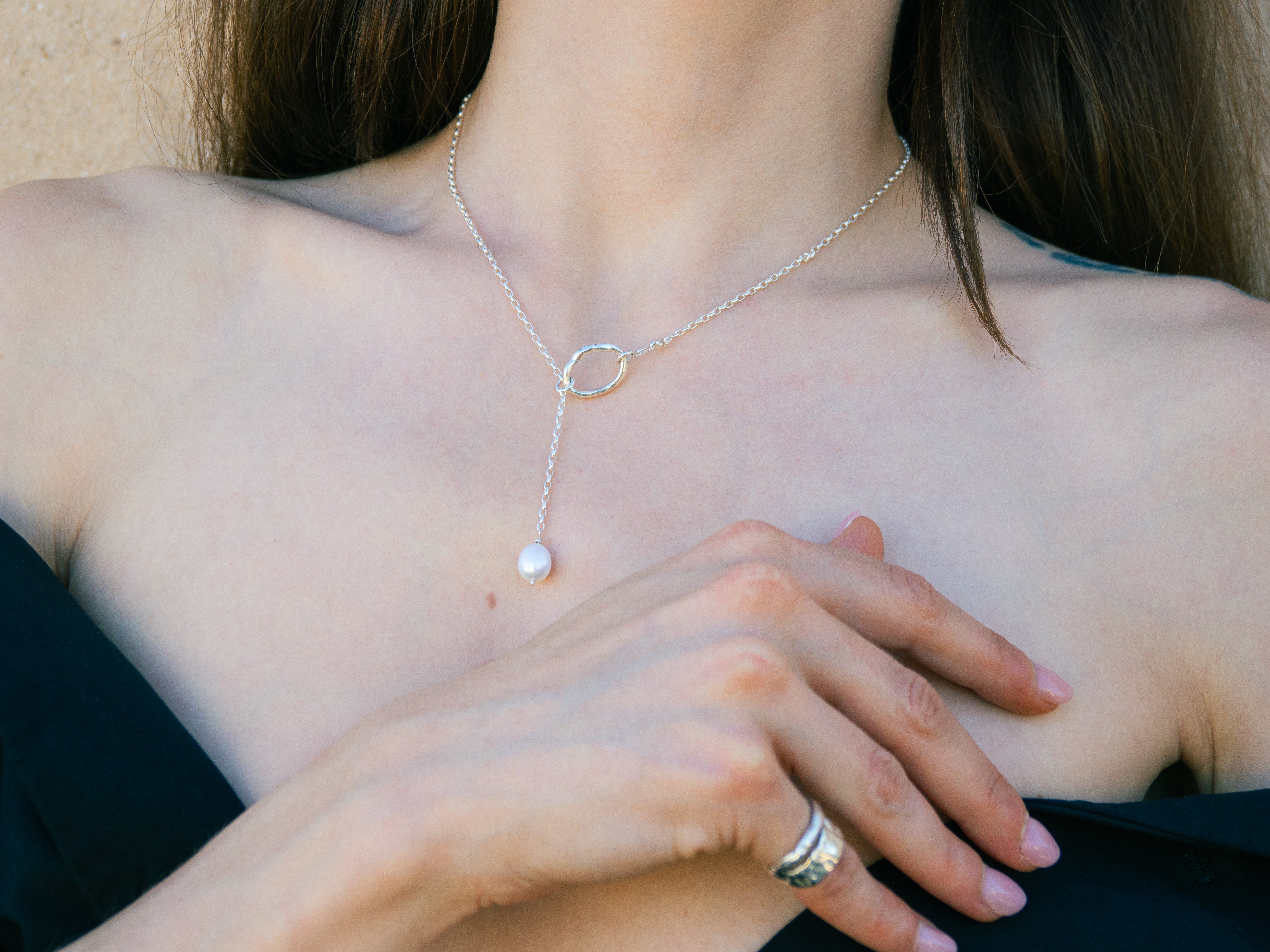 Dew | Pearl Drop Necklace