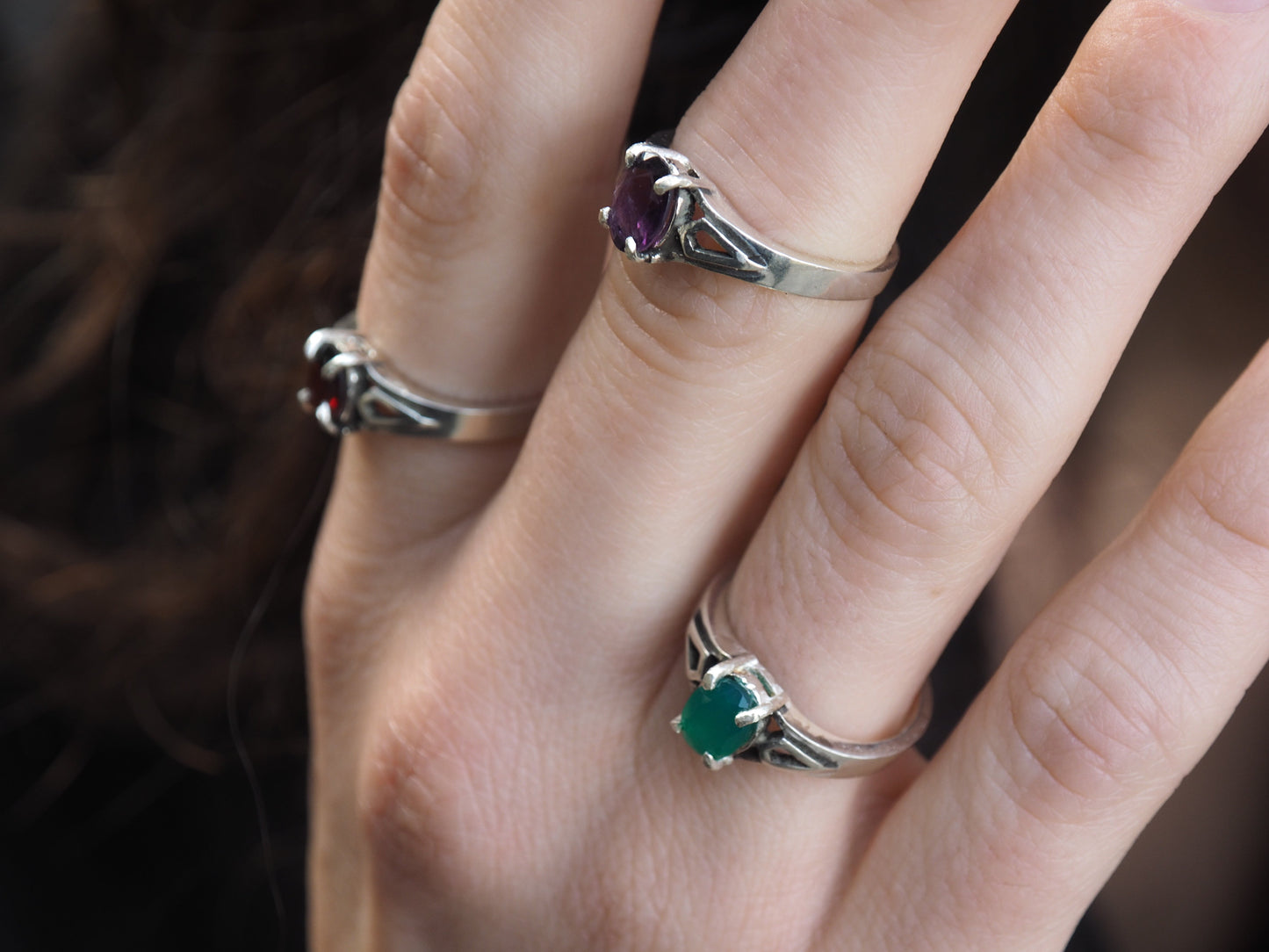 Onora | Green Onyx Ring