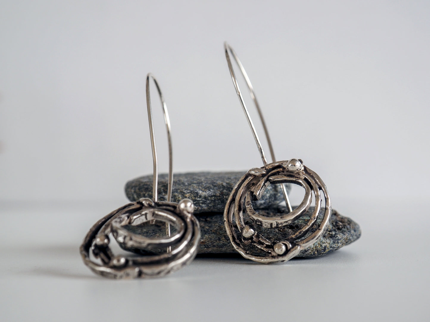 Orbital | Abstract Long Earrings