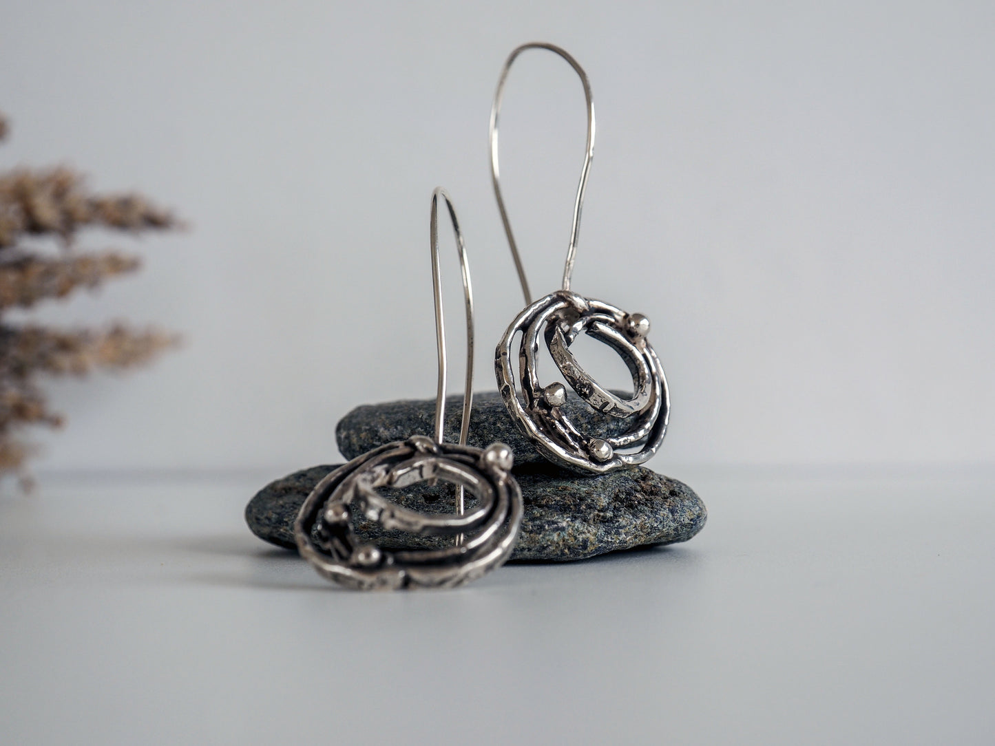 Orbital | Abstract Long Earrings