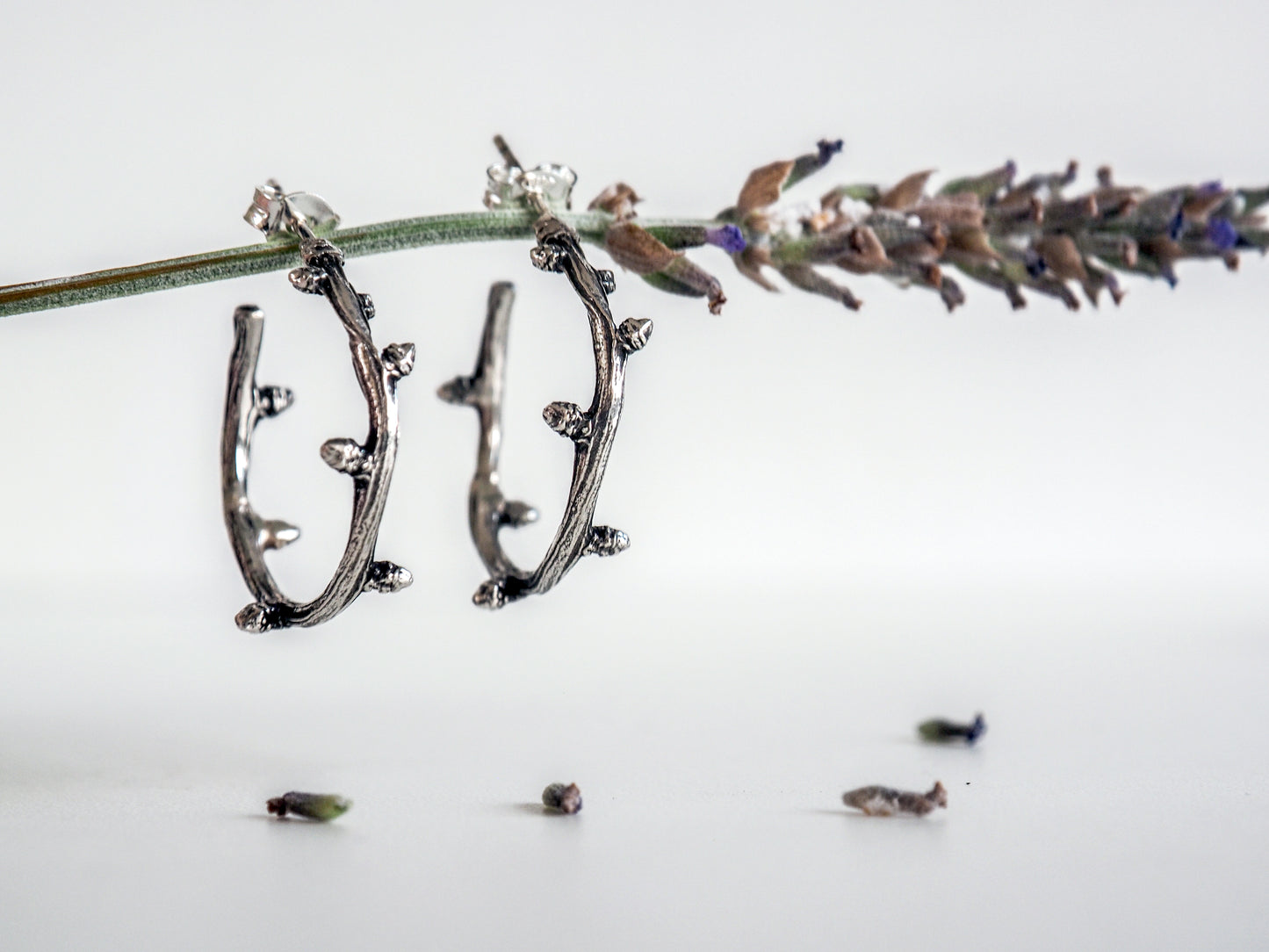 Twig Earring Hoops