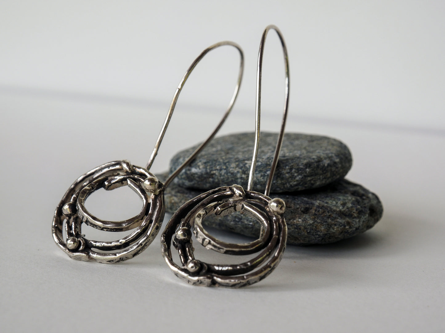 Orbital | Abstract Long Earrings