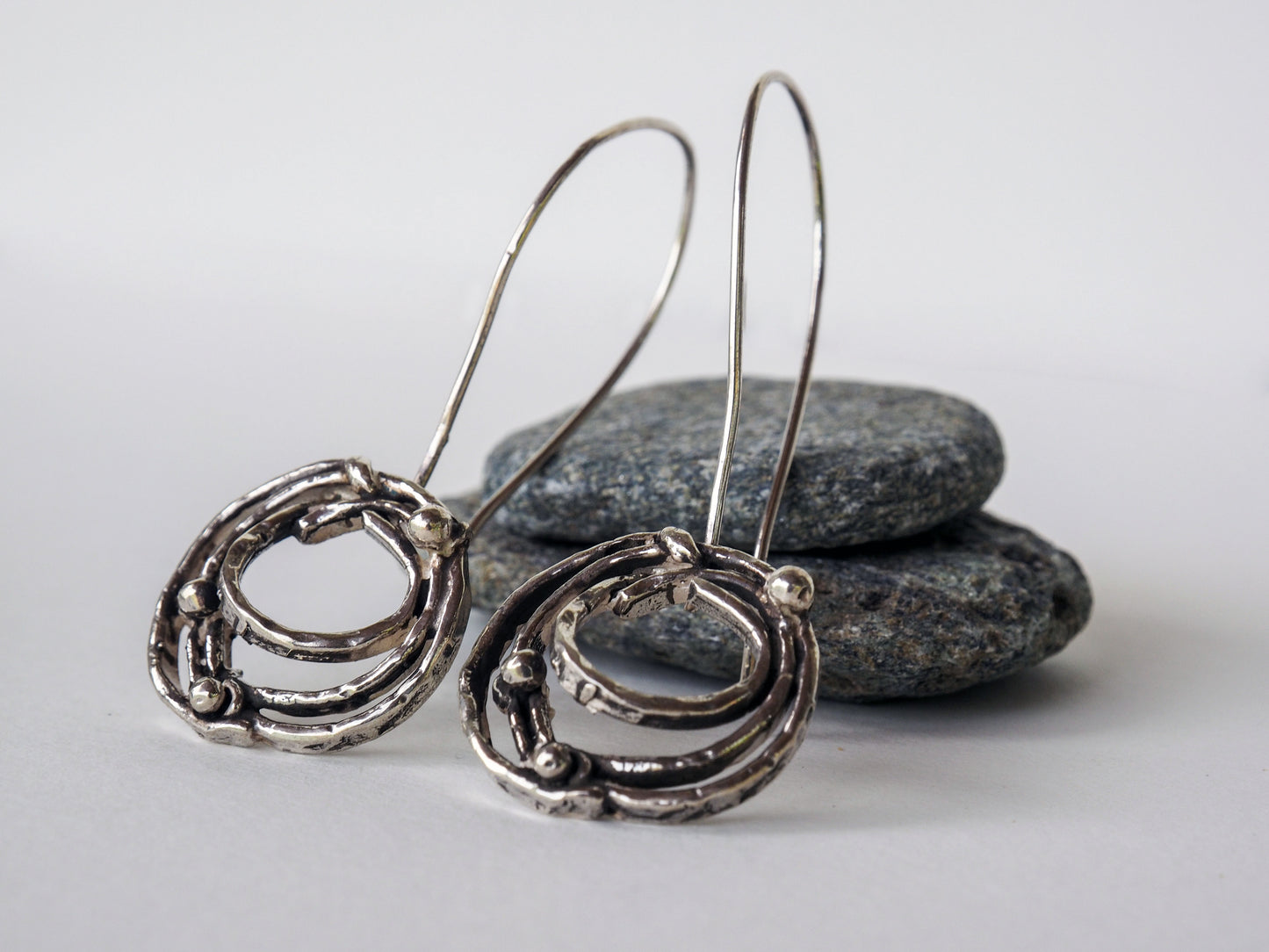 Orbital | Abstract Long Earrings