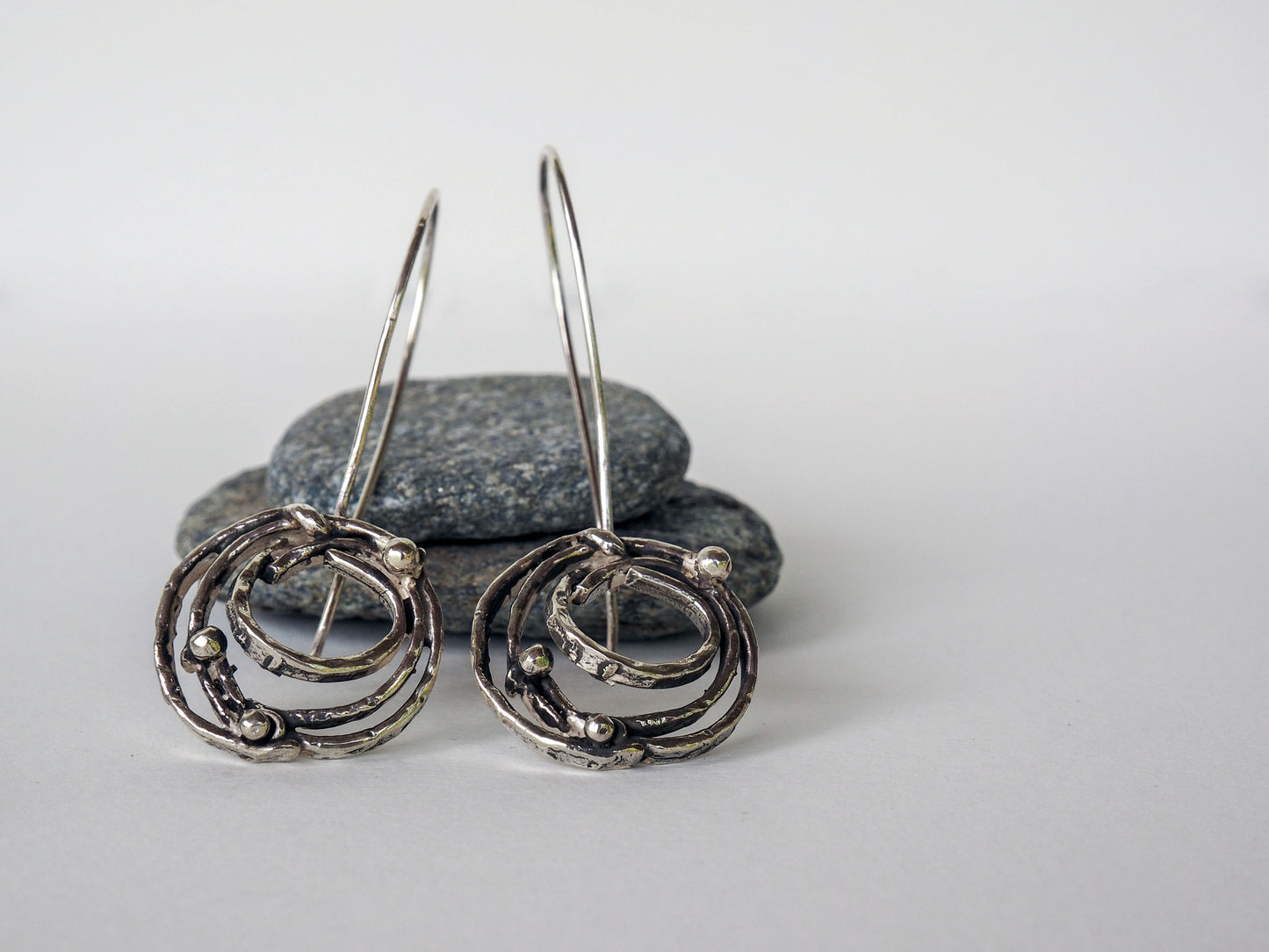 Orbital | Abstract Long Earrings