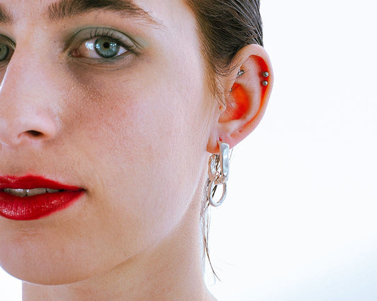 Echo Loop | Kinetic Hoop Earrings