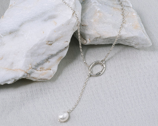 Dew | Pearl Drop Necklace