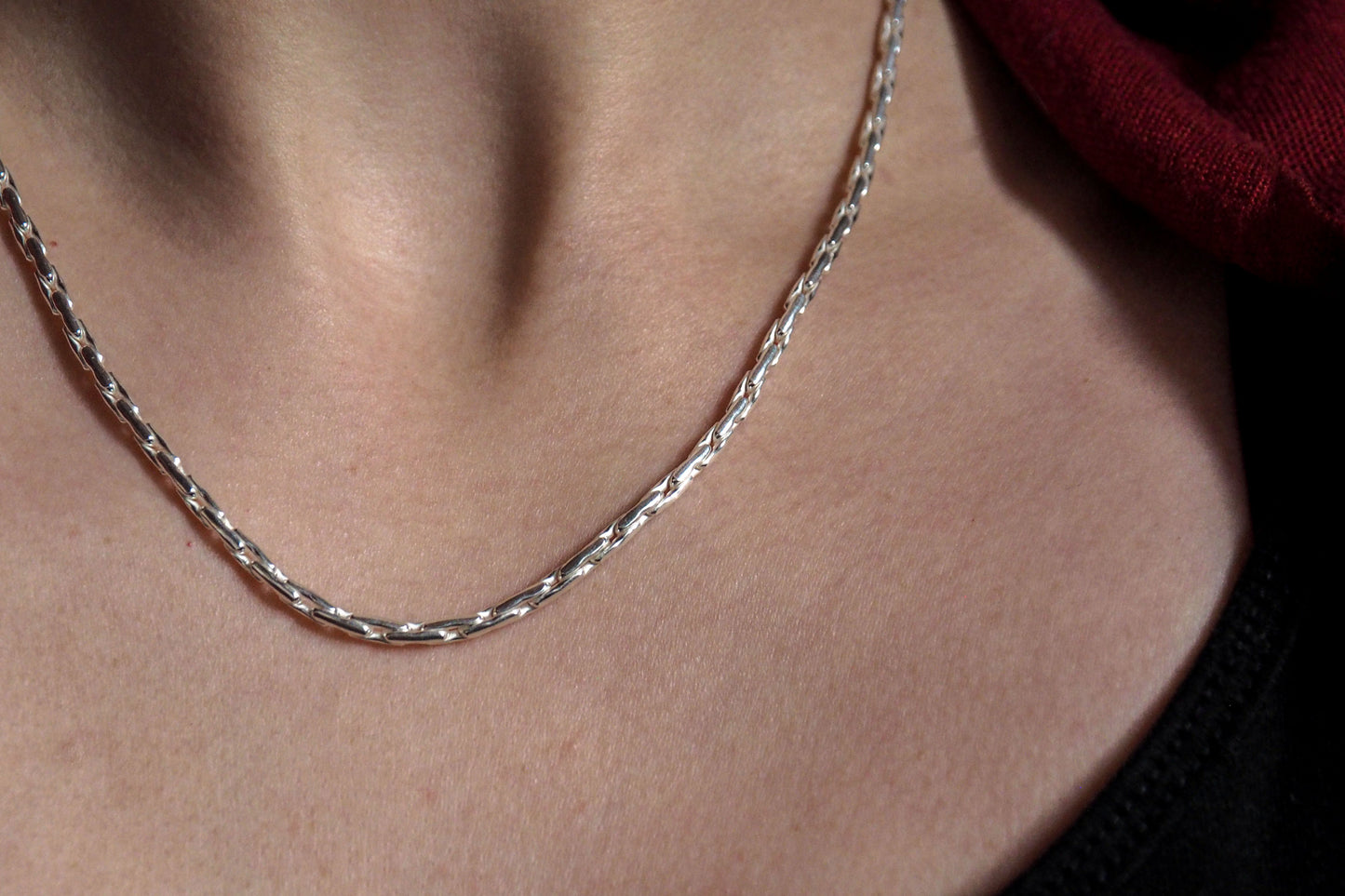 Mila | Solid Round Chain Necklace