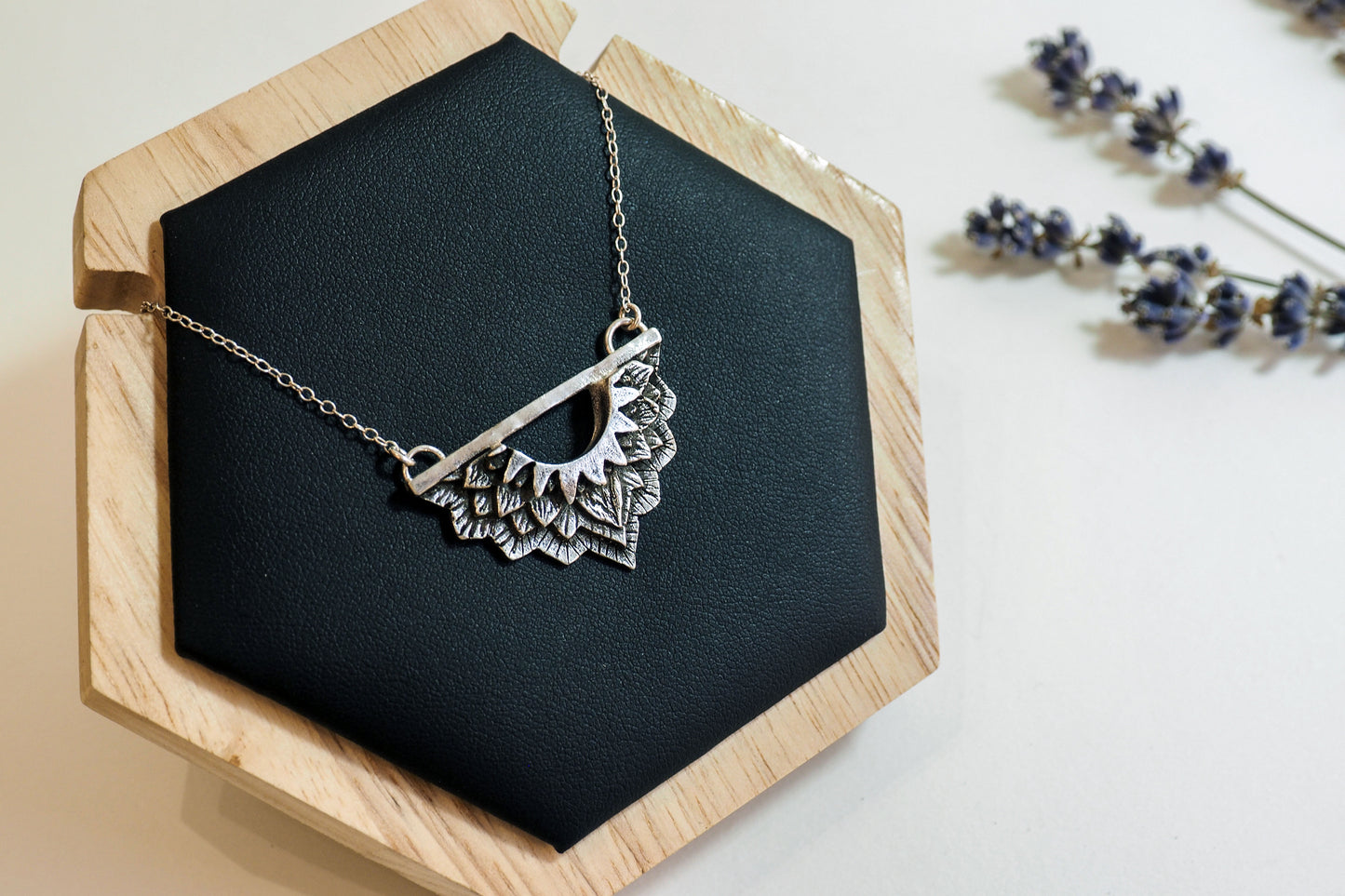 Cosmic Petal | Mandala Necklace