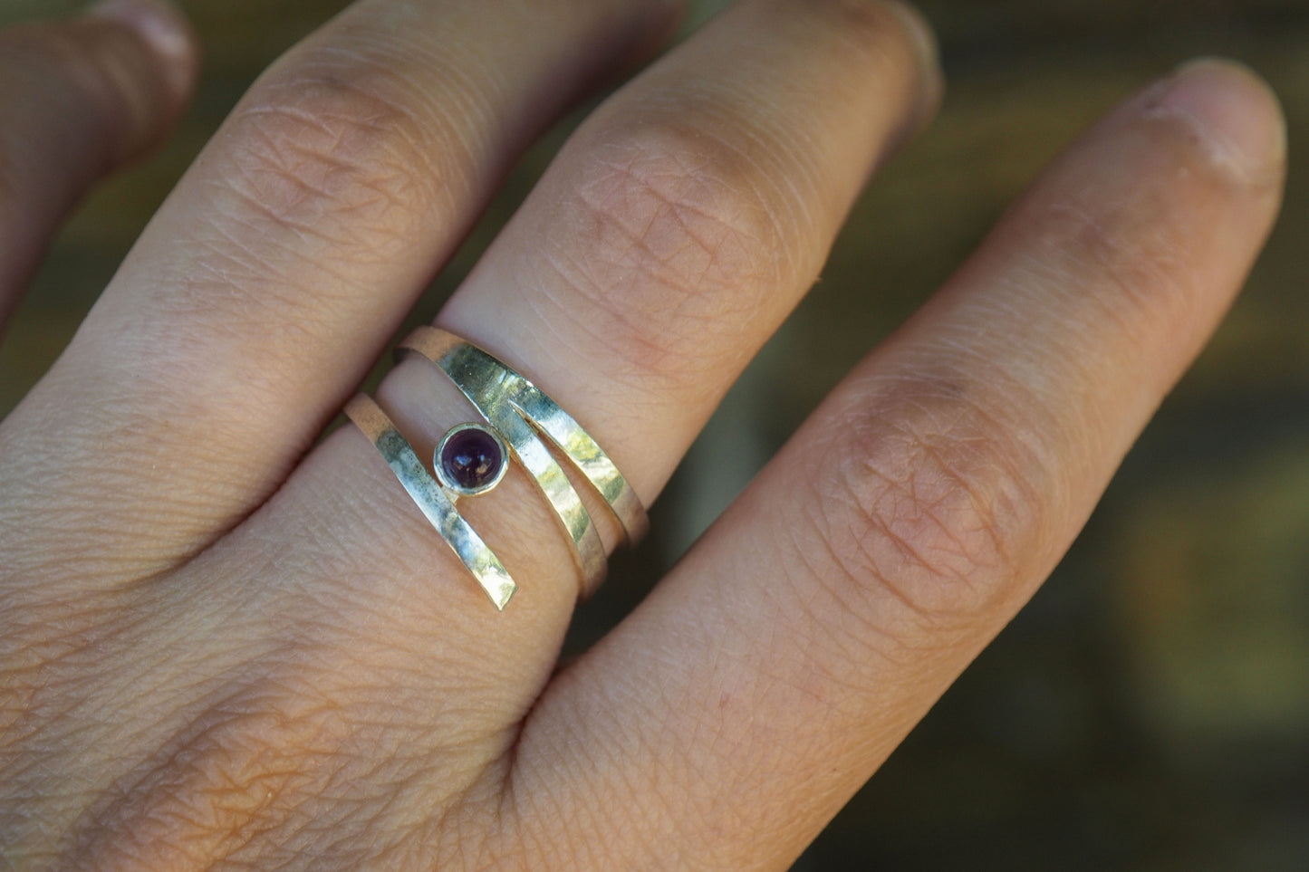 Kaia | Ring with Amethyst