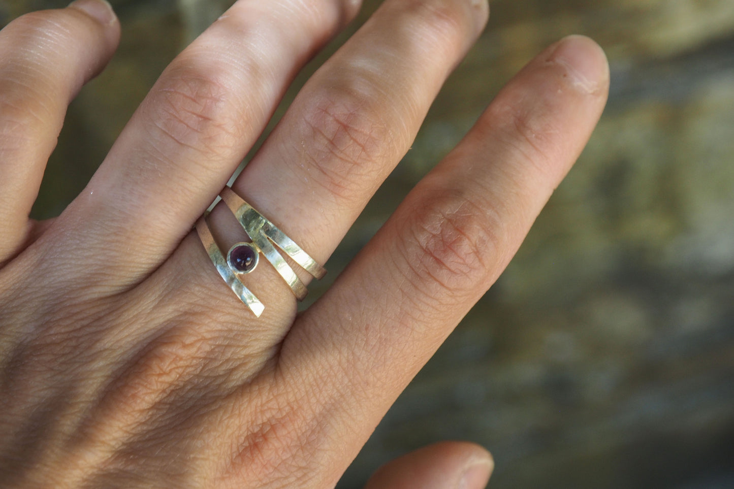 Kaia | Ring with Amethyst