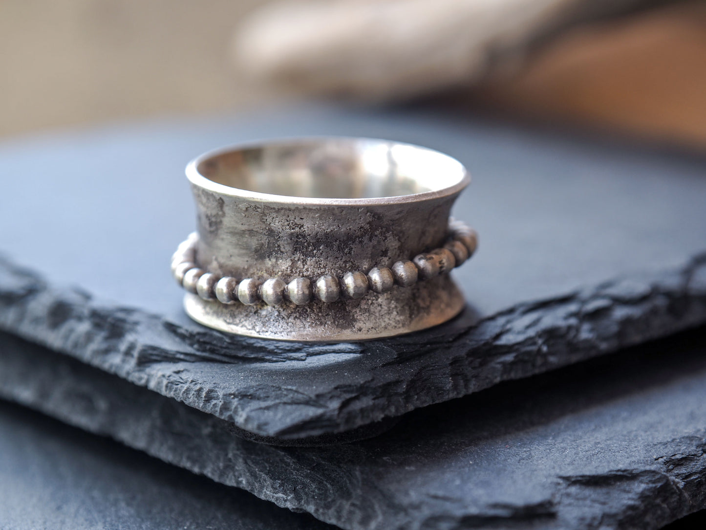 Elaya | Sterling Silver Spinner Ring