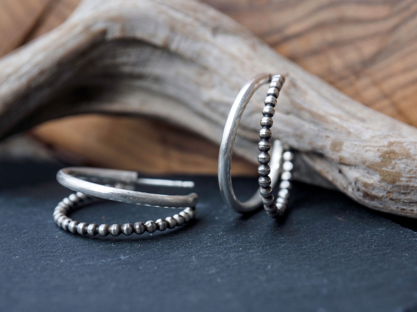 Gemma | Sterling Silver Hoop Earrings