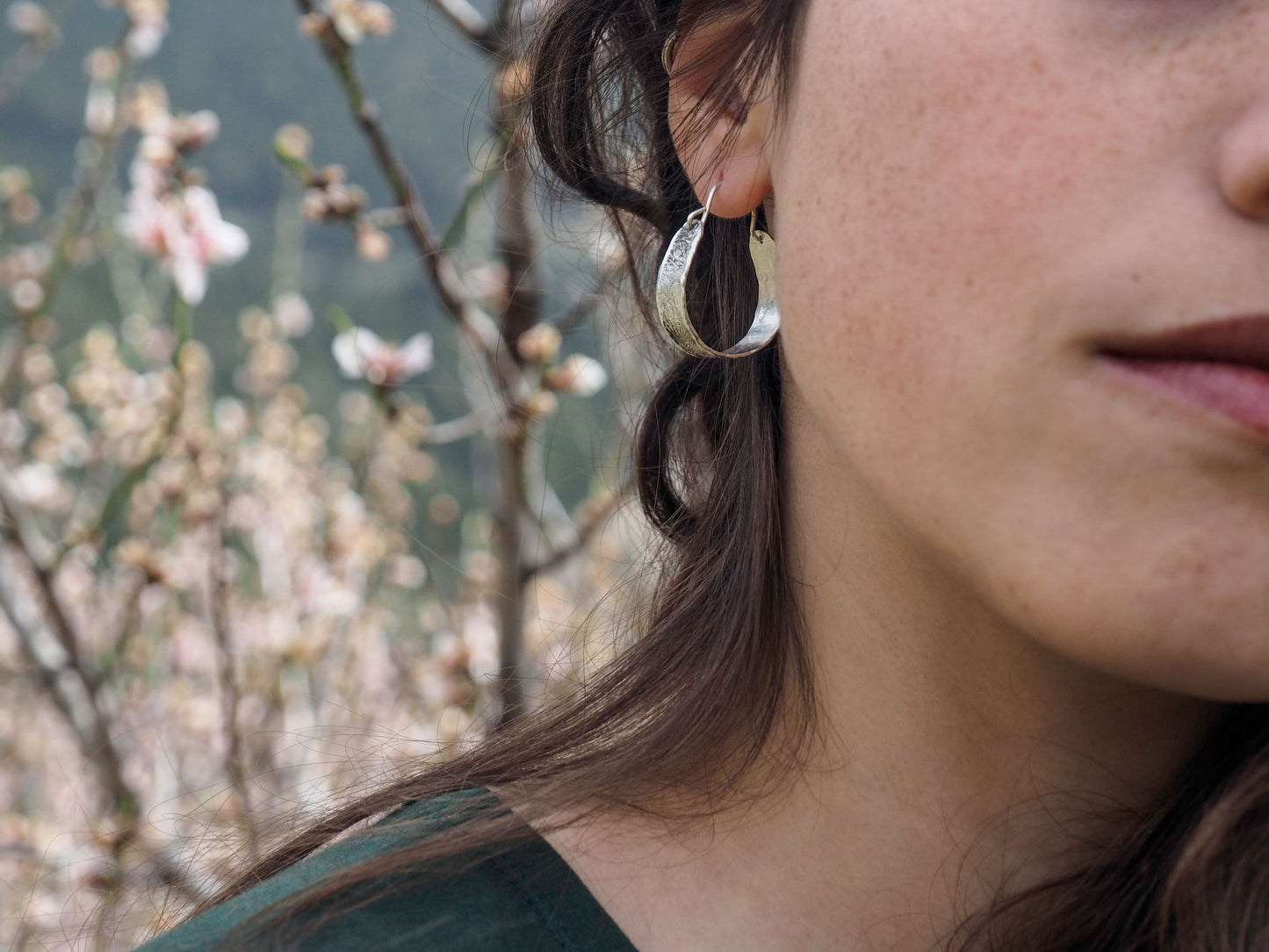 Alma | Sterling Silver Hoop Earrings